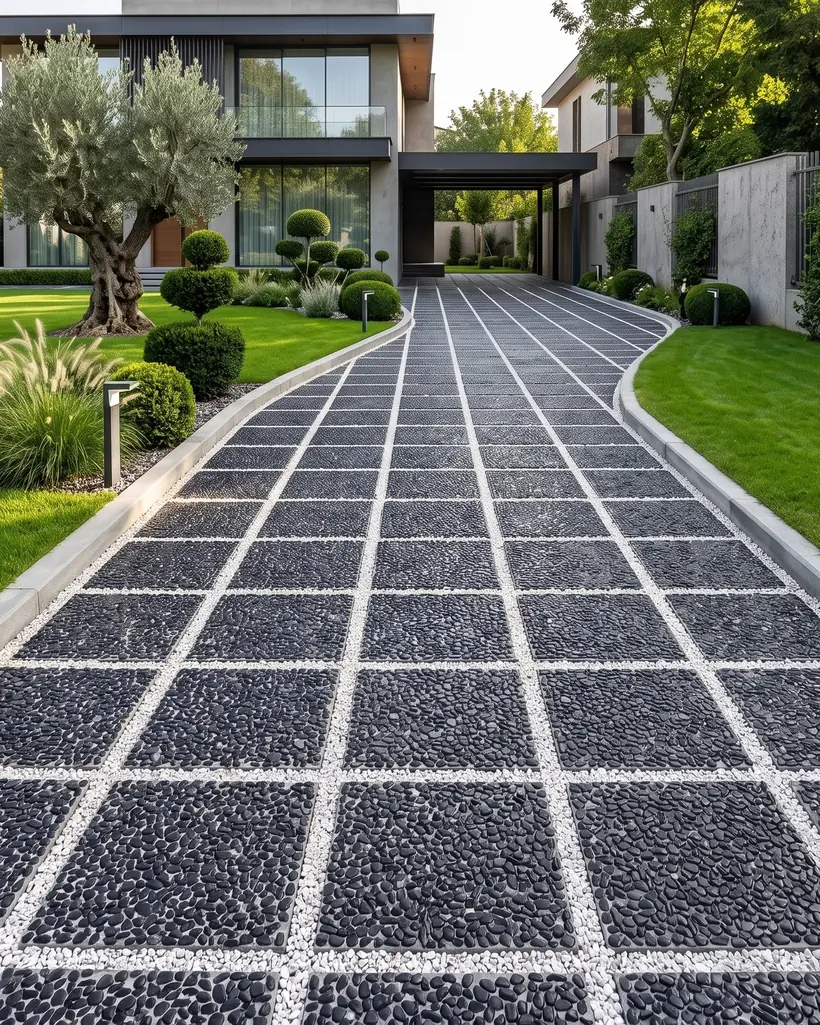 Bursa karo wash beton uygulaması: villa araç yolu